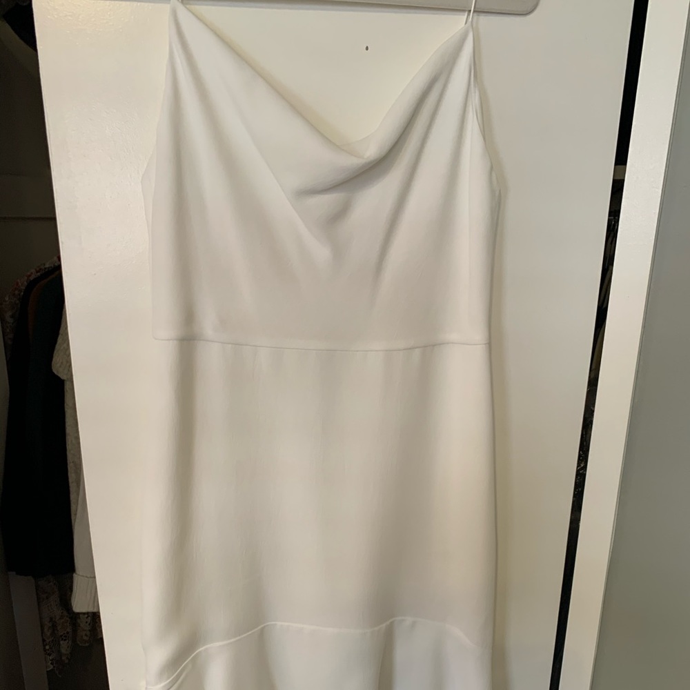 Alice and Olivia white dress